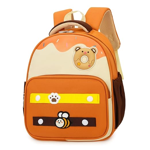 FunBlast Kids Backpack – Mini Cartoon Bags for Preschoolers & Toddlers, (Multicolor) 258-1B